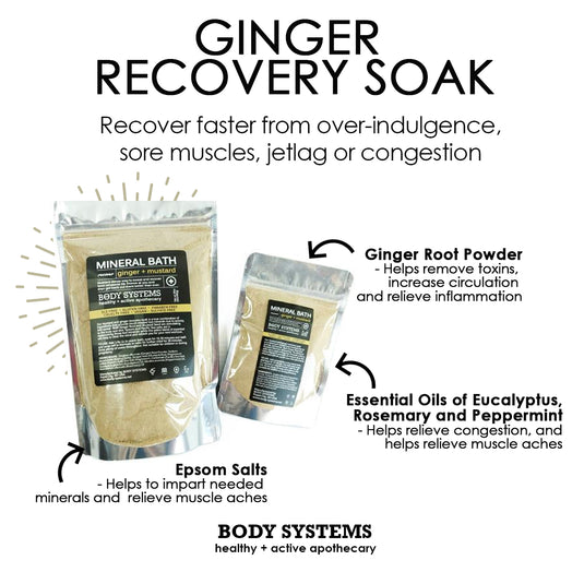 Ginger + Mustard Recovery Soak